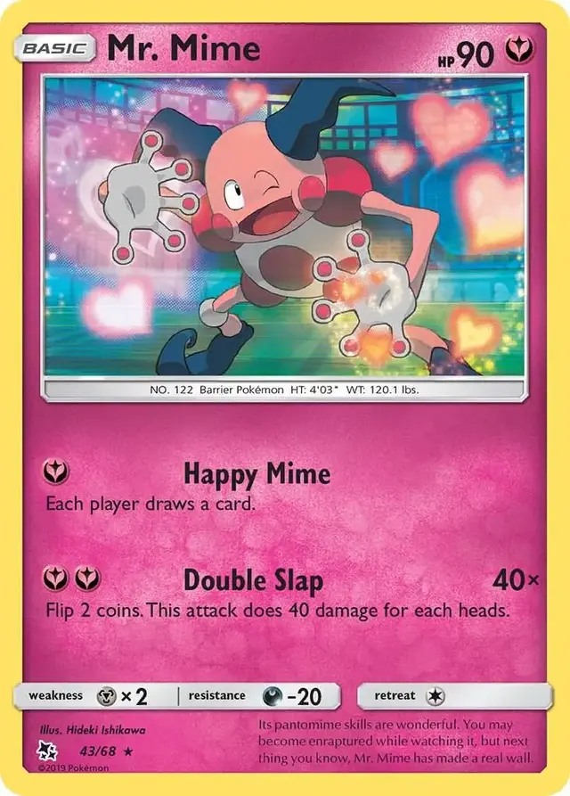 Mr. Mime - Pokemon Hidden Fates #43