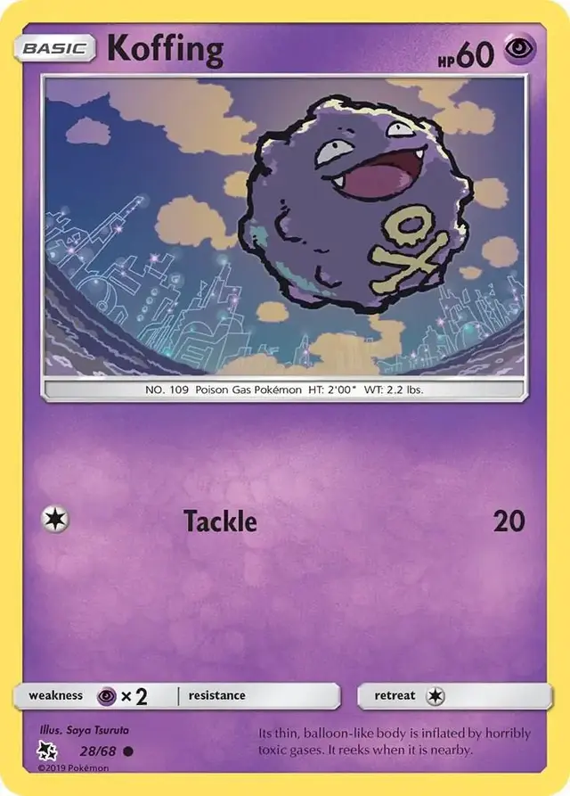 Koffing - Pokemon Hidden Fates #28