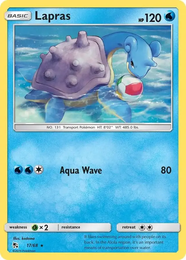 Lapras - Pokemon Hidden Fates #17