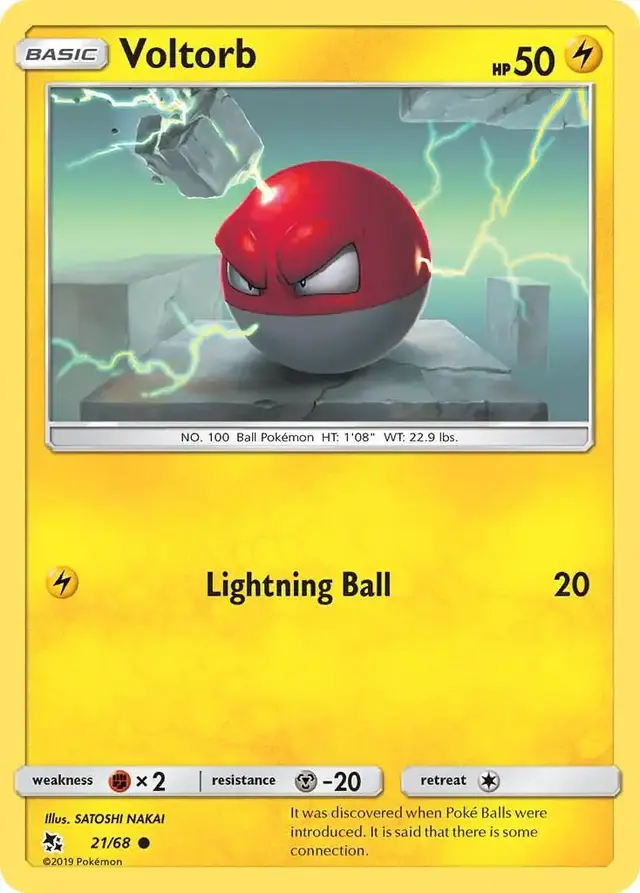 Voltorb - Pokemon Hidden Fates #21