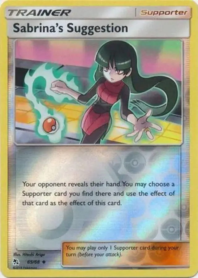 Sabrina's Suggestion [Reverse Holo] - Pokemon Hidden Fates #65