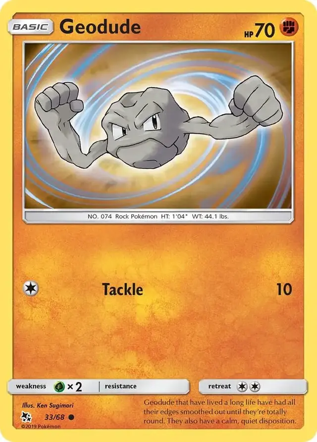 Geodude - Pokemon Hidden Fates #33