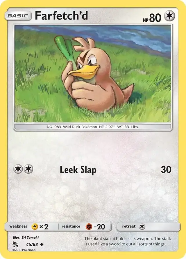 Farfetch'd - Pokemon Hidden Fates #45