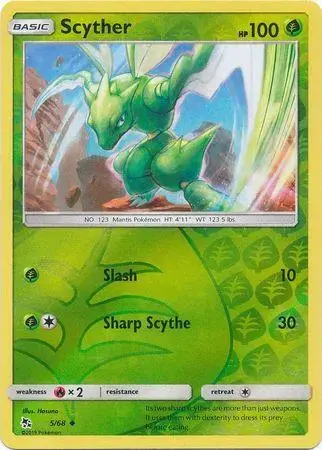 Scyther [Reverse Holo] - Pokemon Hidden Fates #5