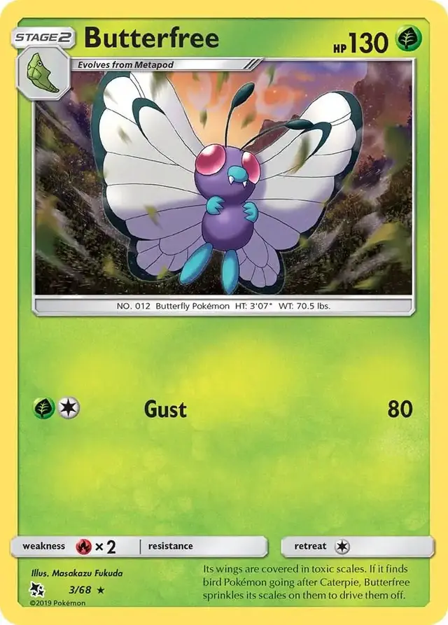 Butterfree - Pokemon Hidden Fates #3