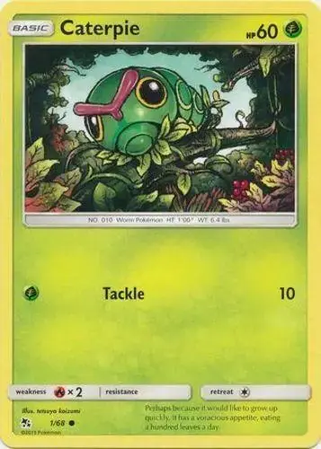 Caterpie [Reverse Holo] - Pokemon Hidden Fates #1