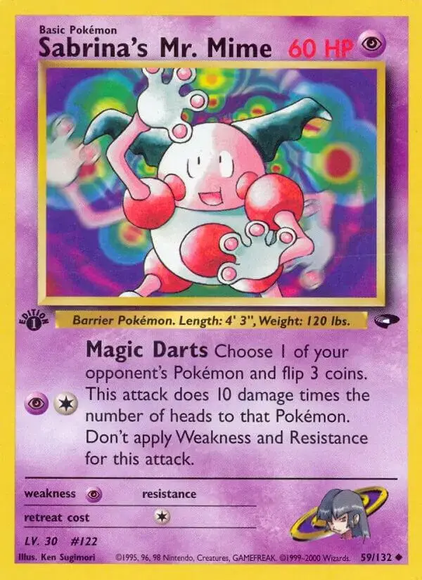 Sabrina's Mr. Mime [1st Edition] - Pokemon Gym Challenge #59