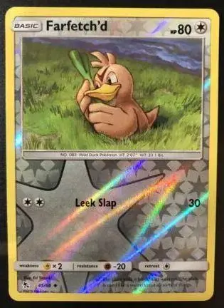 Farfetch'd [Reverse Holo] - Pokemon Hidden Fates #45