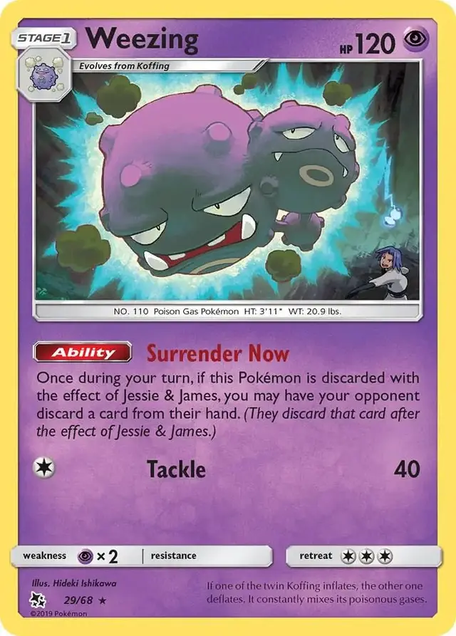 Weezing - Pokemon Hidden Fates #29