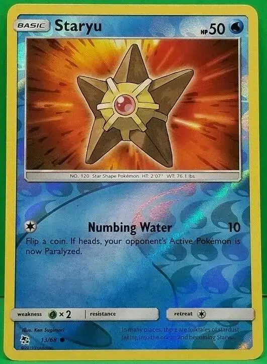 Staryu [Reverse Holo] - Pokemon Hidden Fates #13