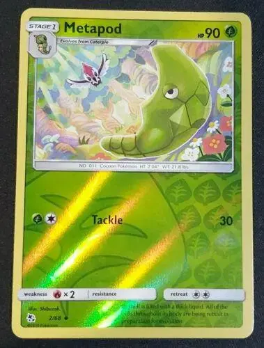 Metapod [Reverse Holo] - Pokemon Hidden Fates #2