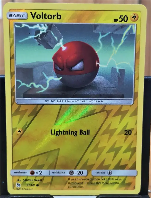 Voltorb [Reverse Holo] - Pokemon Hidden Fates #21