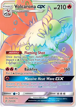 Volcarona GX 252 - Pokemon Cosmic Eclipse