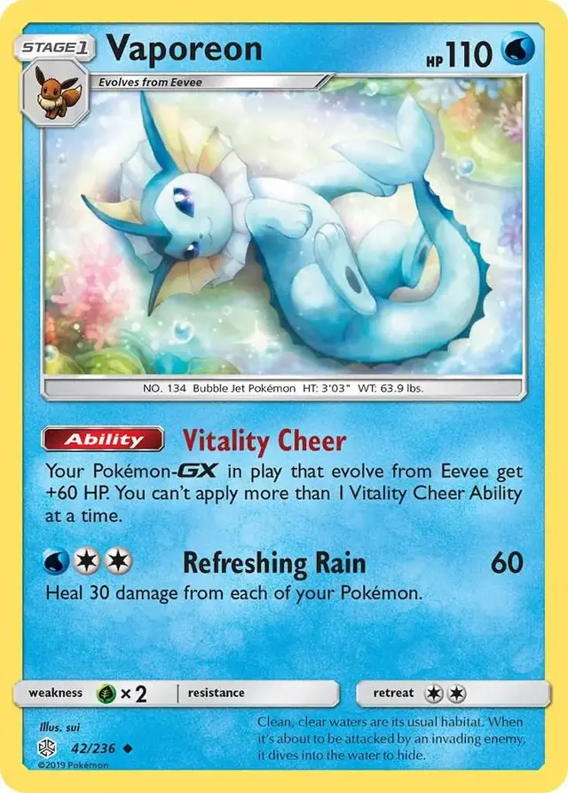 Vaporeon - Pokemon Cosmic Eclipse #42