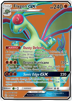 Flygon GX 218 - Pokemon Cosmic Eclipse
