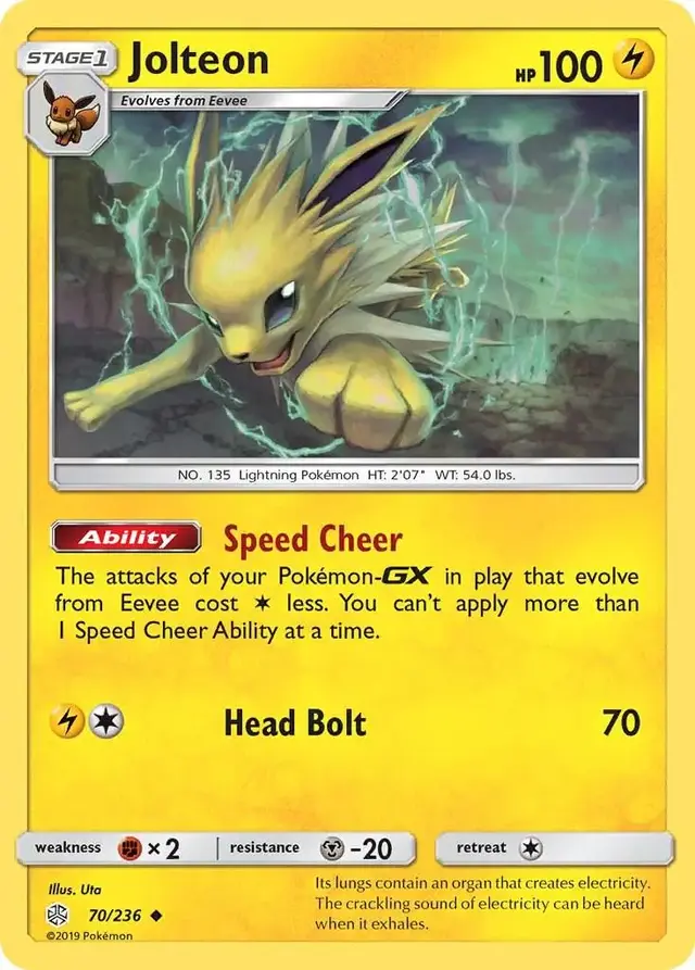 Jolteon - Pokemon Cosmic Eclipse #70