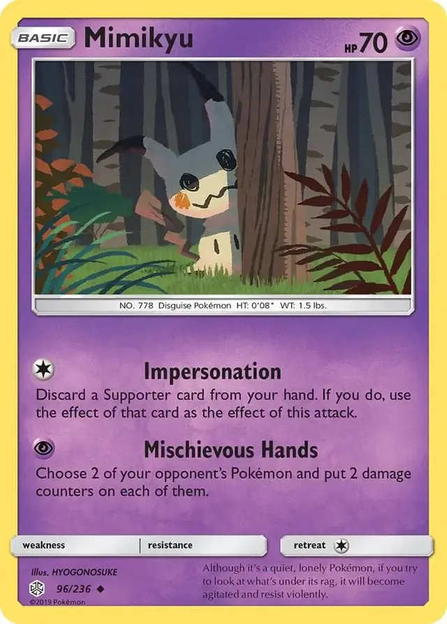 Mimikyu - Pokemon Cosmic Eclipse #96