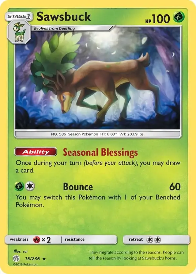 Sawsbuck - Pokemon Cosmic Eclipse #16