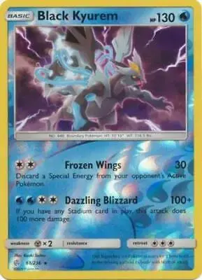 Black Kyurem [Reverse Holo] - Pokemon Cosmic Eclipse #61