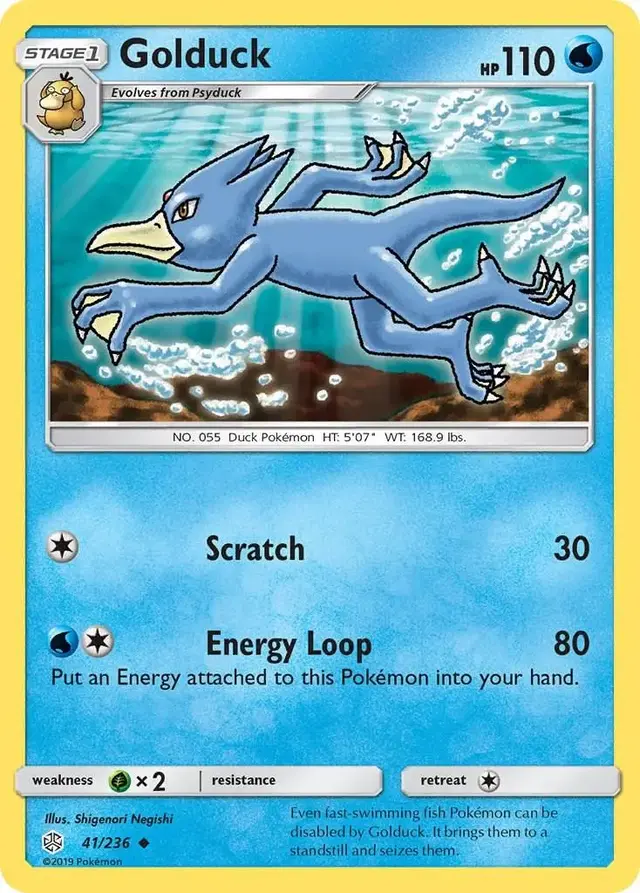 Golduck - Pokemon Cosmic Eclipse #41