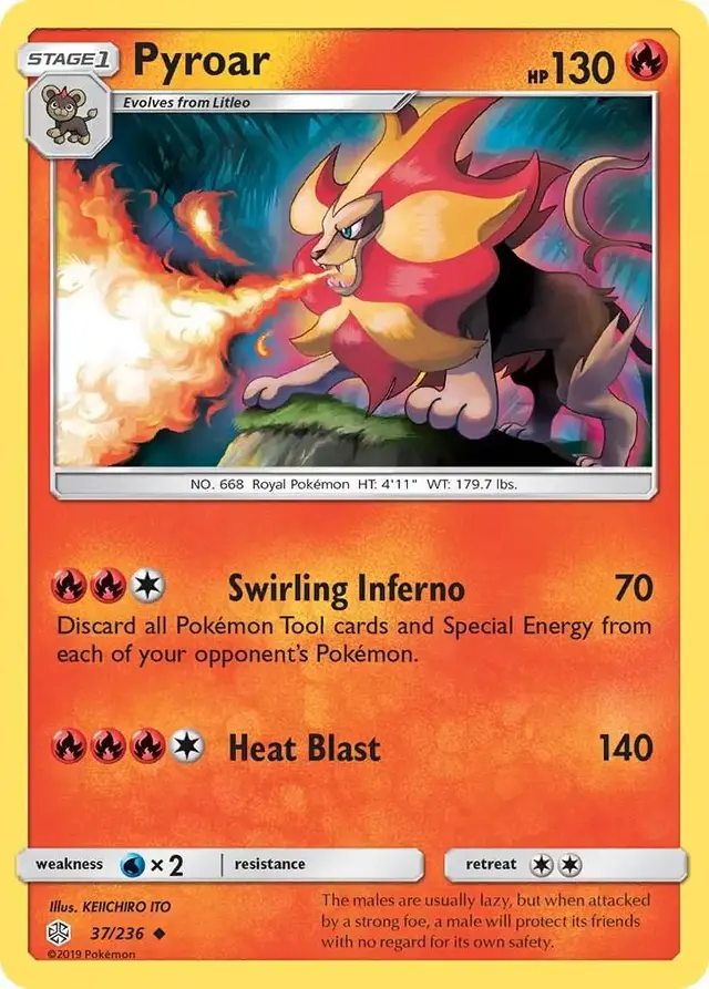 Pyroar - Pokemon Cosmic Eclipse #37