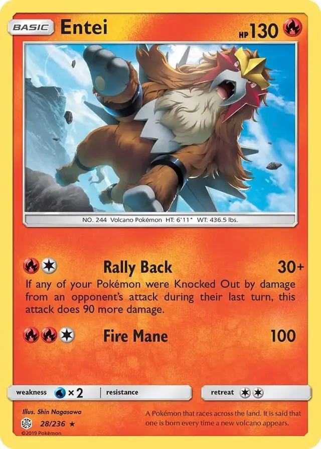 Entei - Pokemon Cosmic Eclipse #28