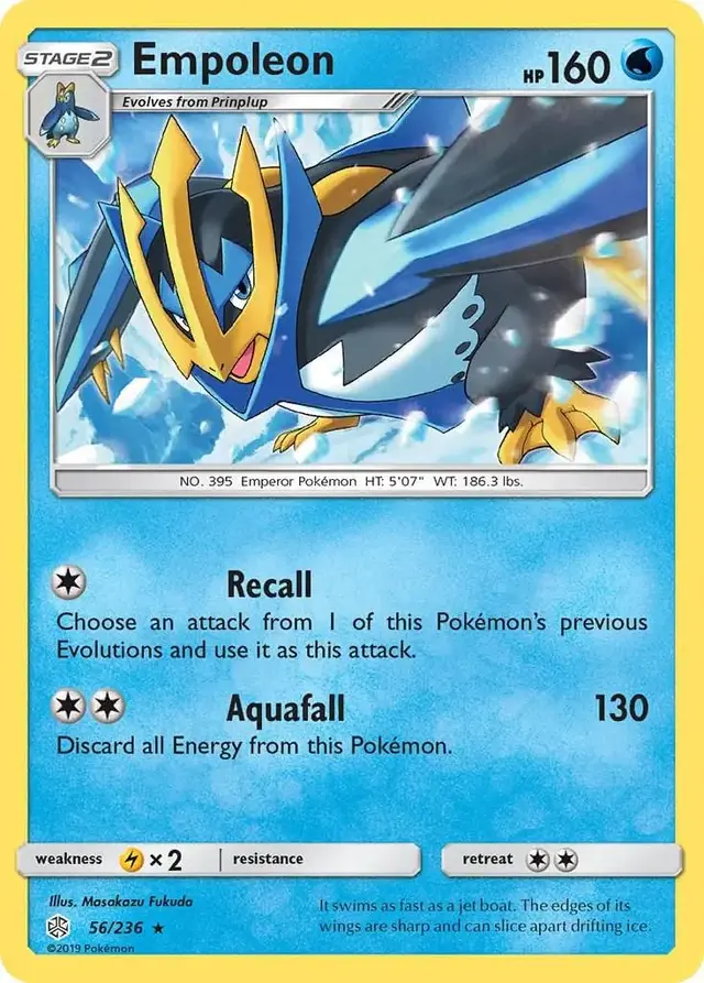 Empoleon - Pokemon Cosmic Eclipse #56