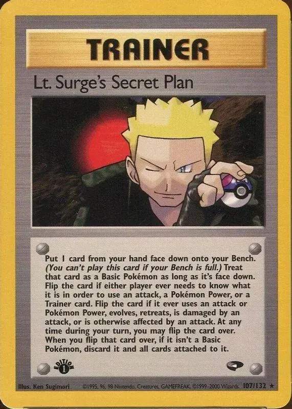 Lt. Surge's Secret Plan [1st Edition]