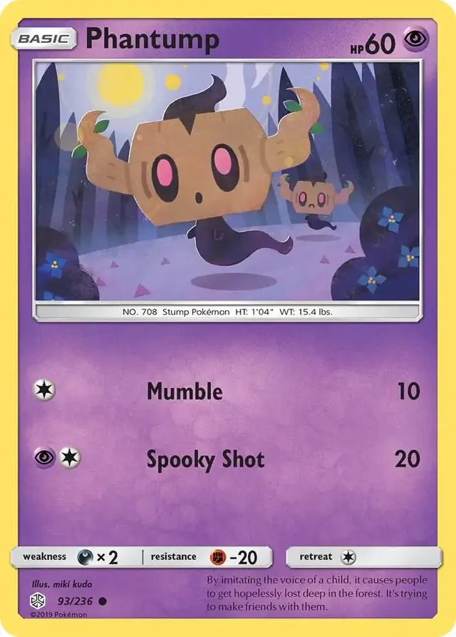 Phantump - Pokemon Cosmic Eclipse #93