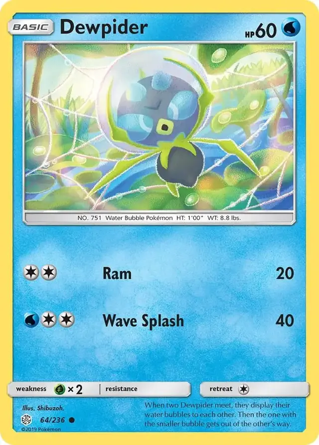 Dewpider - Pokemon Cosmic Eclipse #64