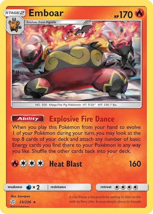 Emboar - Pokemon Cosmic Eclipse #33