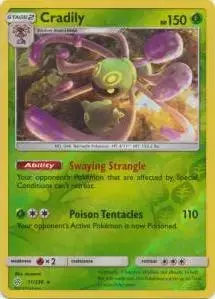 Cradily [Reverse Holo] - Pokemon Cosmic Eclipse #11