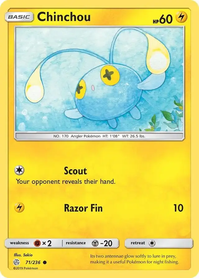 Chinchou - Pokemon Cosmic Eclipse #71