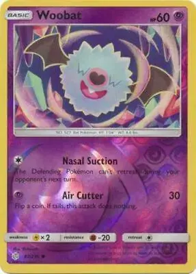 Woobat [Reverse Holo] - Pokemon Cosmic Eclipse #87