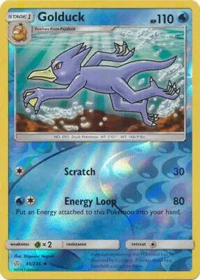 Golduck [Reverse Holo] - Pokemon Cosmic Eclipse #41