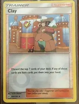 Clay [Reverse Holo] - Pokemon Cosmic Eclipse