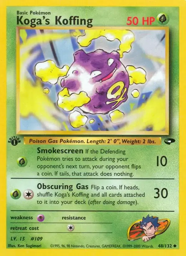 Koga's Koffing [1st Edition] - Pokemon Gym Challenge #48