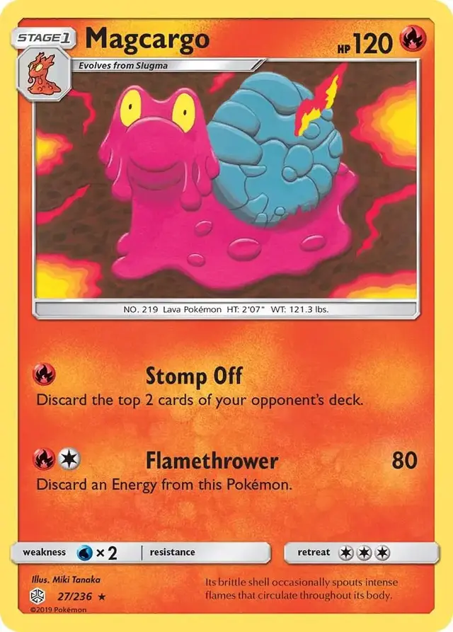 Magcargo - Pokemon Cosmic Eclipse #27