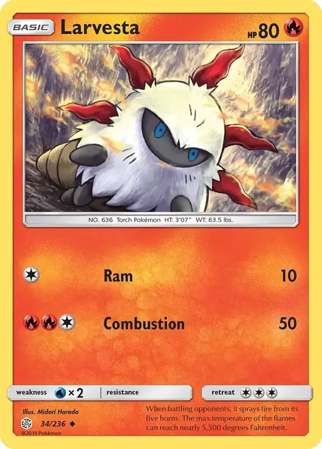 Larvesta - Pokemon Cosmic Eclipse #34