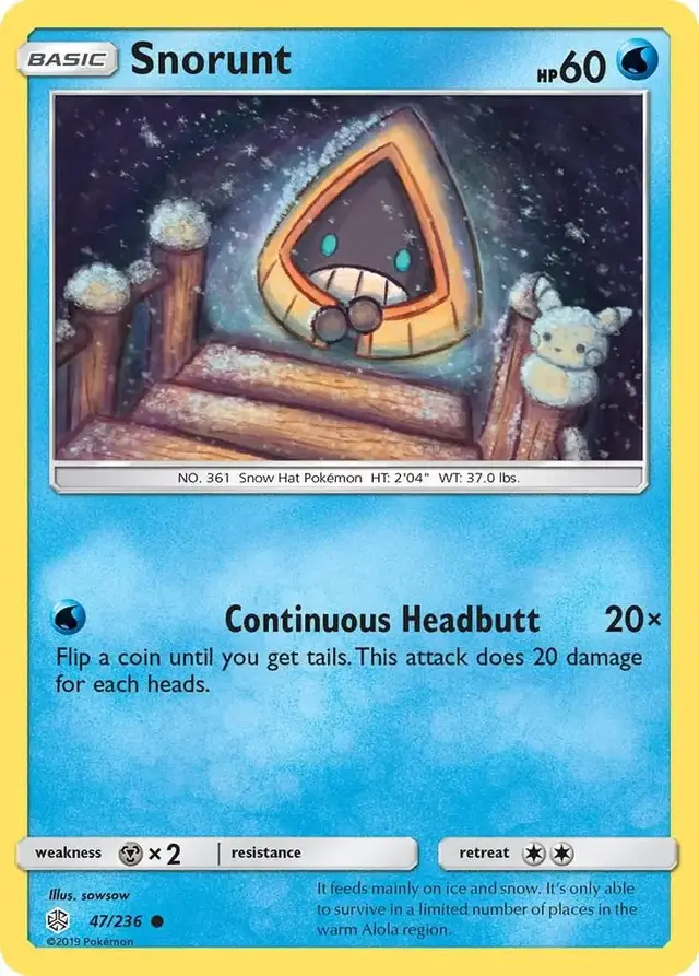 Snorunt - Pokemon Cosmic Eclipse #47