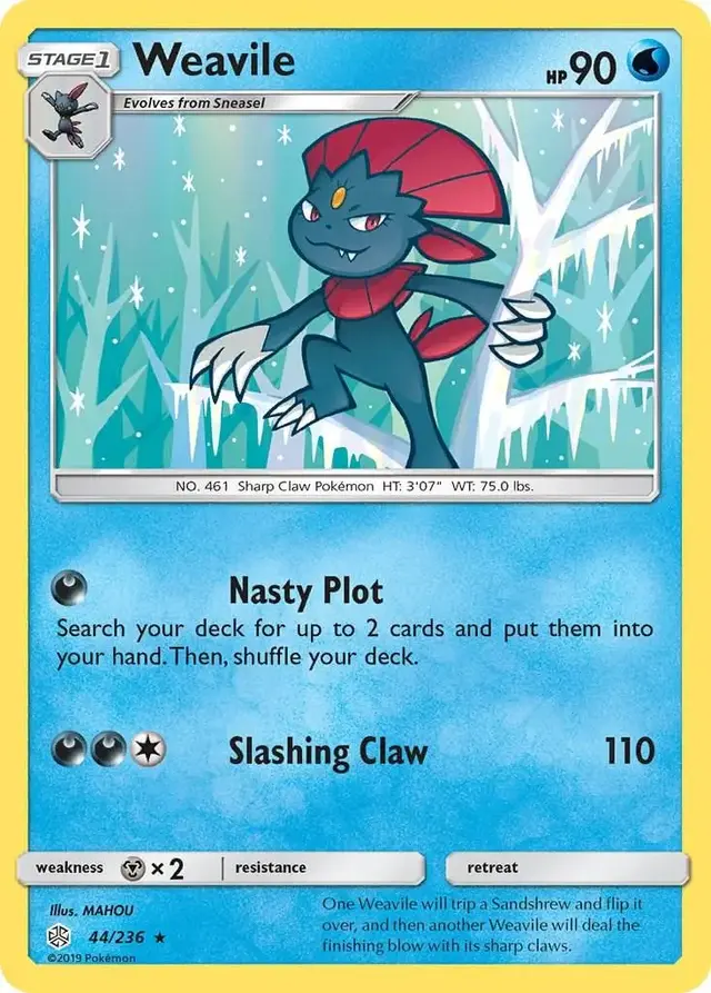 Weavile - Pokemon Cosmic Eclipse #44