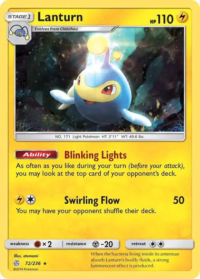 Lanturn - Pokemon Cosmic Eclipse #72