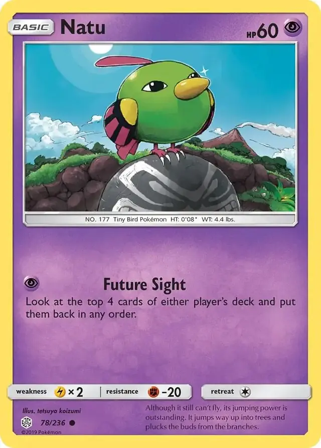 Natu - Pokemon Cosmic Eclipse #78