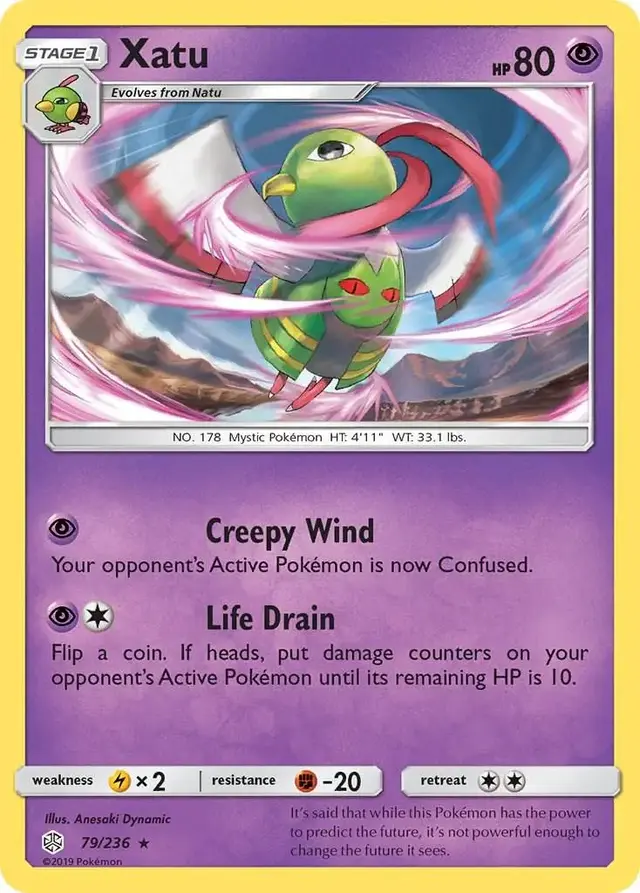 Xatu - Pokemon Cosmic Eclipse #79