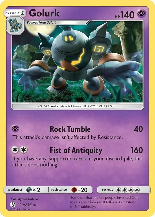 Golurk - Pokemon Cosmic Eclipse #90