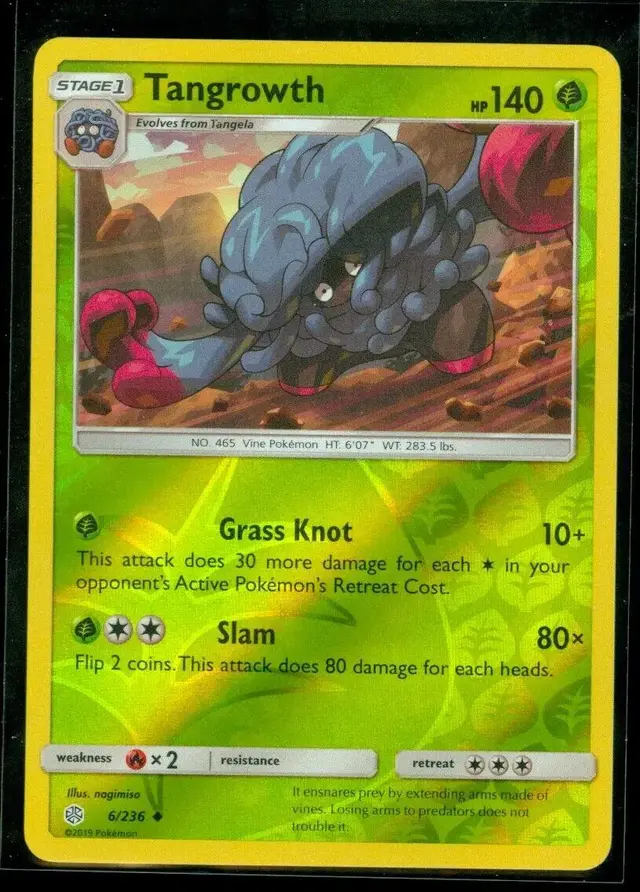 Tangrowth [Reverse Holo] - Pokemon Cosmic Eclipse #6