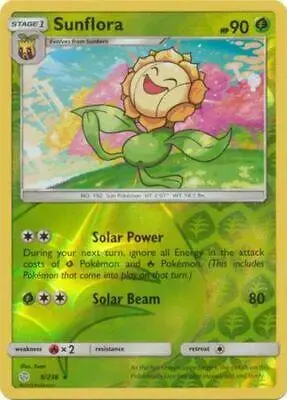 Sunflora [Reverse Holo] - Pokemon Cosmic Eclipse #8