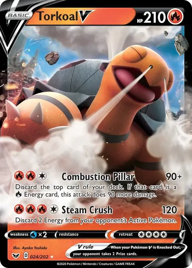 Torkoal V - Pokemon Sword & Shield #24