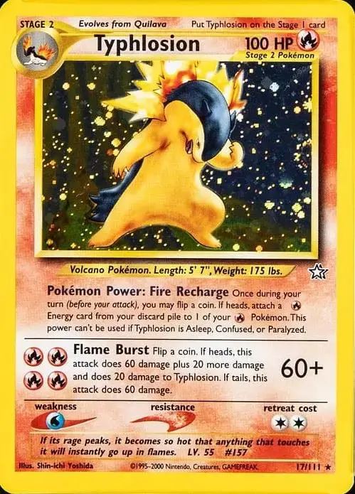 Typhlosion - Pokemon Neo Genesis #17