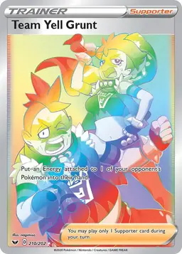 Team Yell Grunt 210 - Pokemon Sword & Shield
